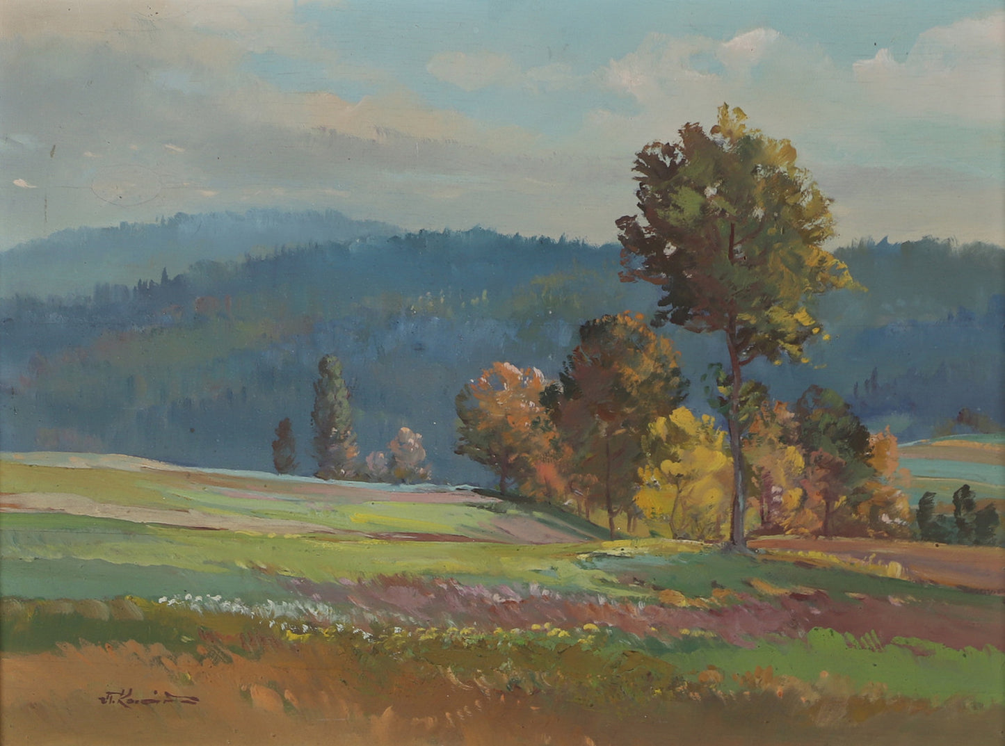 Landscape with Trees