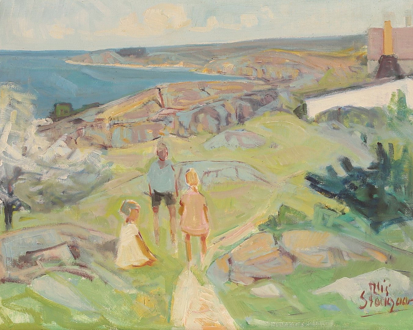 Children by the Sea