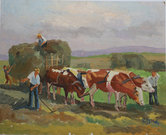 Cows at Harvest