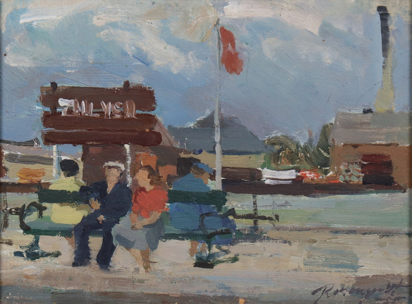 Sitting on the Dock