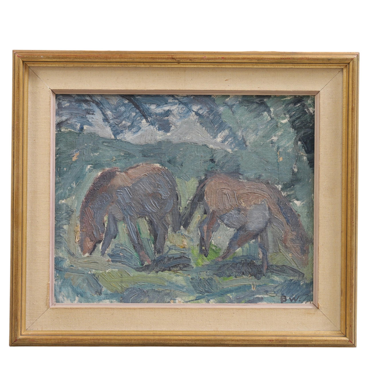 Grazing Horses